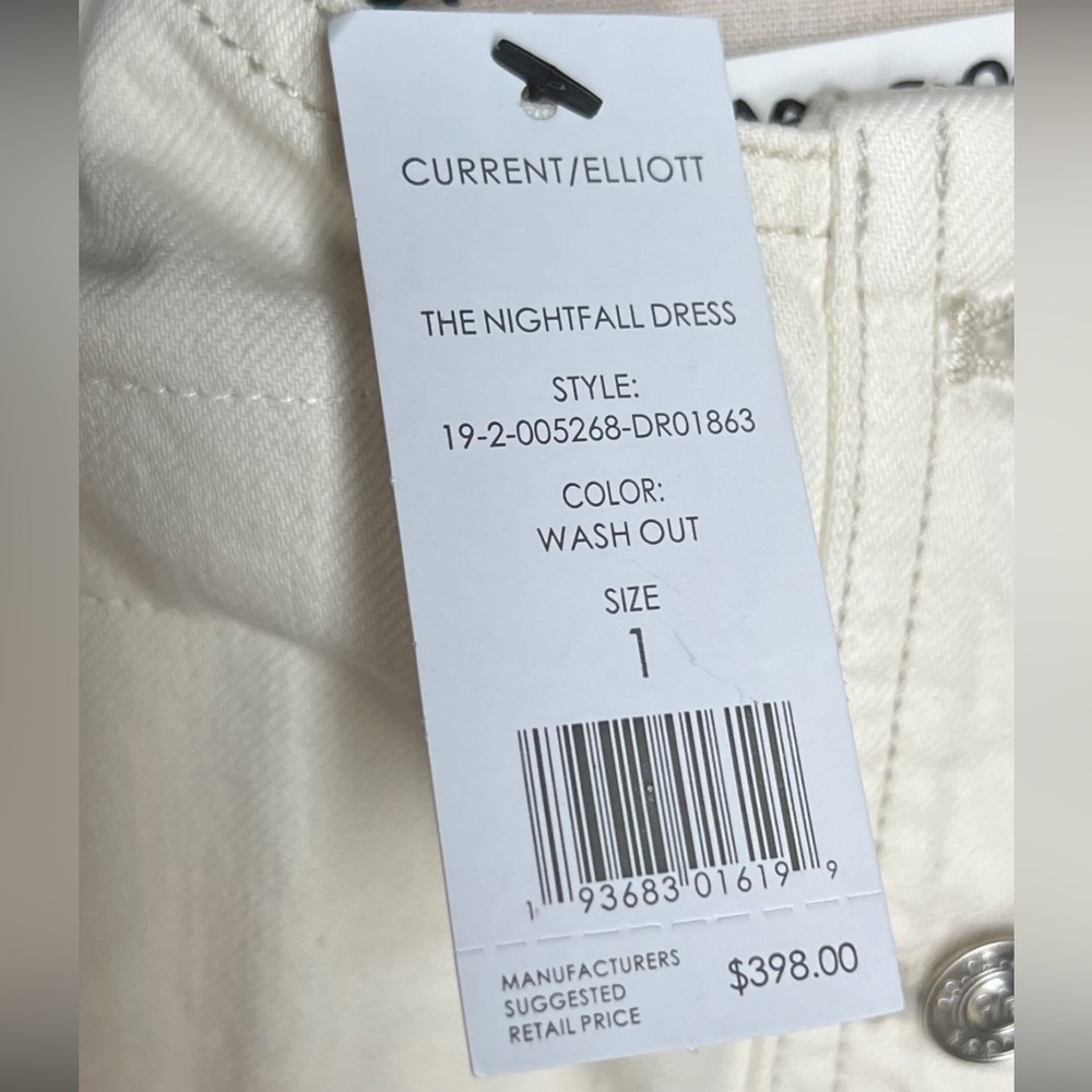 CURRENT/ELLIOTT NWT DENIM THE NIGHTFALL DRESS - - Picture 14 of 15